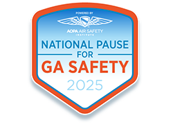 2025 National Pause for GA Safety Badge