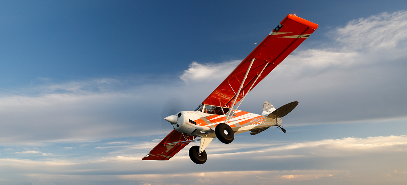 Aviat Husky in flight